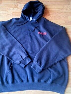 NWT Ruger Brand Mens Hoodie, Hooded Sweatshirt, Black Sz 2XL 3XL